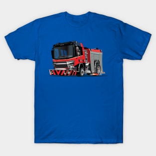 Cartoon firetruck T-Shirt
